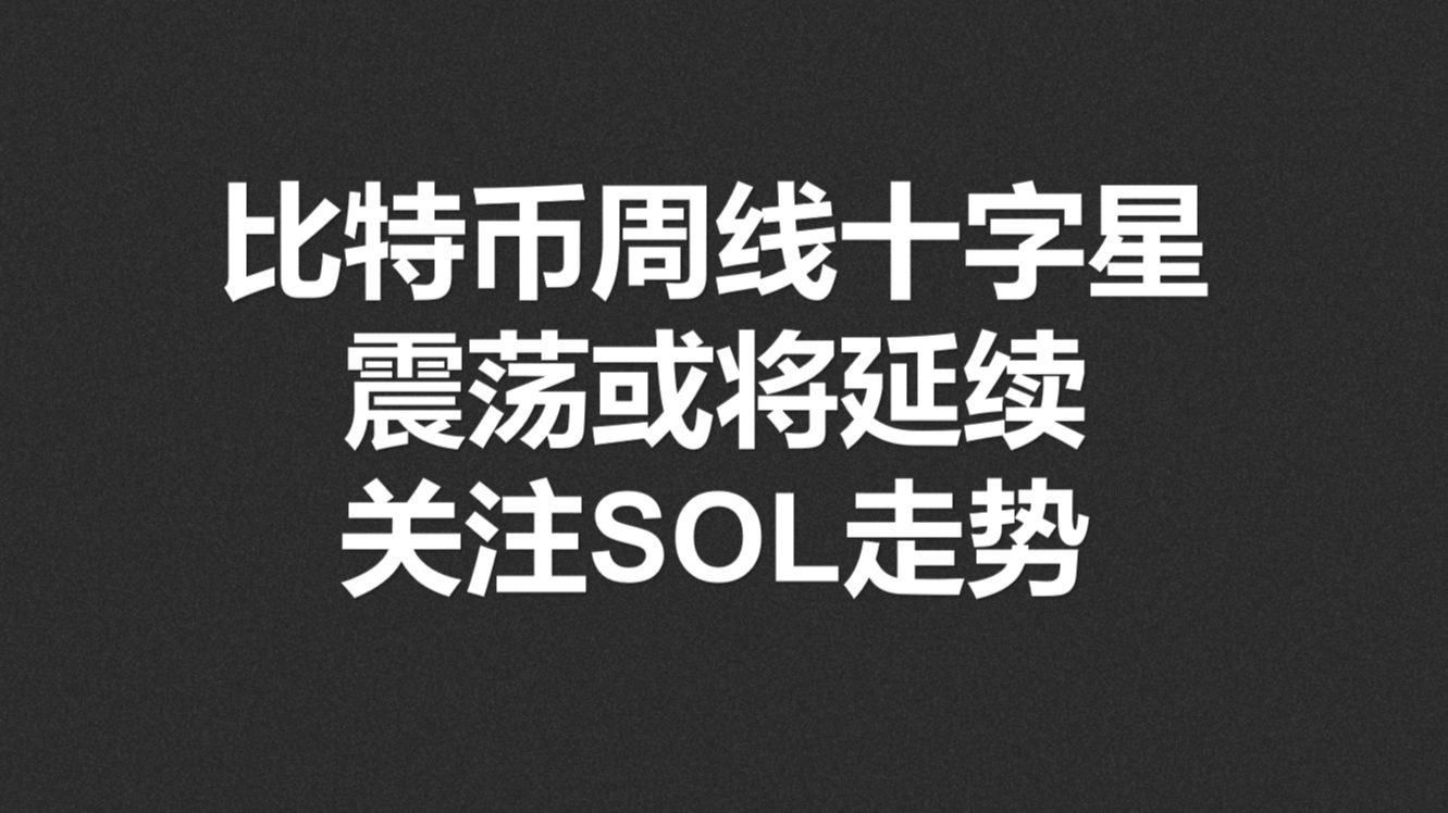 比特币遭遇大幅下滑超SOL%，投资者恐慌性抛售